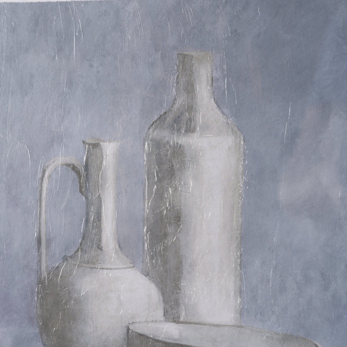 Studies in White and Ash: Study IV by Mercana Studio Textured Framed Artwork Matted under Glass by Mercana at Eve Furniture