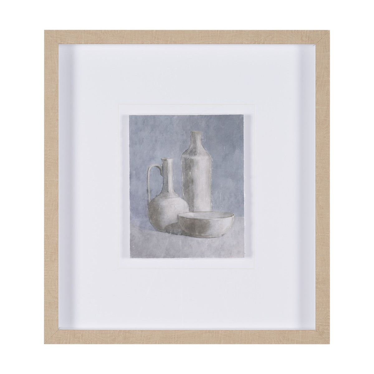 Studies in White and Ash: Study IV by Mercana Studio Textured Framed Artwork Matted under Glass by Mercana at Eve Furniture
