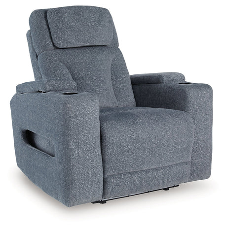 Studio Cave Steel Power Recliner by Ashley at Eve Furniture