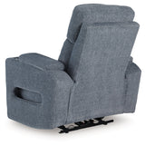 Studio Cave Steel Power Recliner by Ashley at Eve Furniture