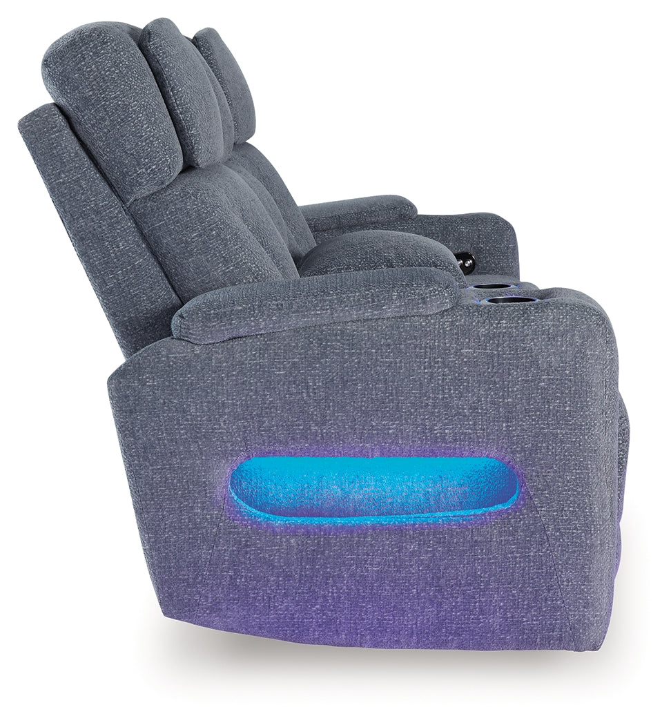 Studio Cave Steel Power Reclining Living Room Set by Ashley at Eve Furniture