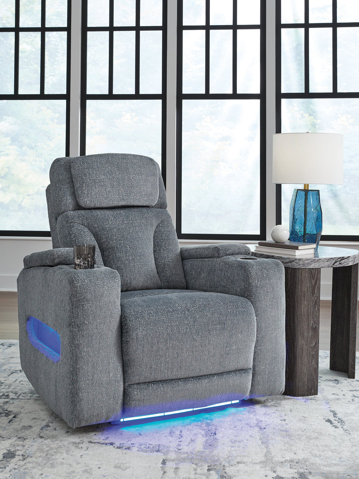 Studio Cave Steel Power Reclining Living Room Set by Ashley at Eve Furniture