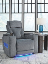 Studio Cave Steel Power Reclining Living Room Set by Ashley at Eve Furniture