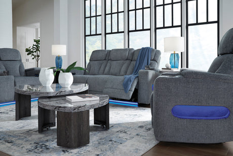 Studio Cave Steel Power Reclining Living Room Set by Ashley at Eve Furniture