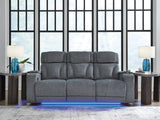 Studio Cave Steel Power Reclining Living Room Set by Ashley at Eve Furniture