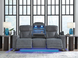 Studio Cave Steel Power Reclining Living Room Set by Ashley at Eve Furniture