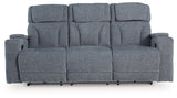 Studio Cave Steel Power Reclining Sofa and Loveseat by Ashley at Eve Furniture