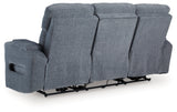 Studio Cave Steel Power Reclining Sofa and Loveseat by Ashley at Eve Furniture