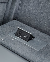 Studio Cave Steel Power Reclining Sofa by Ashley at Eve Furniture