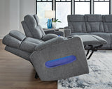 Studio Steel Cave Sofa and Loveseat by Ashley at Eve Furniture