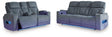 Studio Steel Cave Sofa and Loveseat by Ashley at Eve Furniture