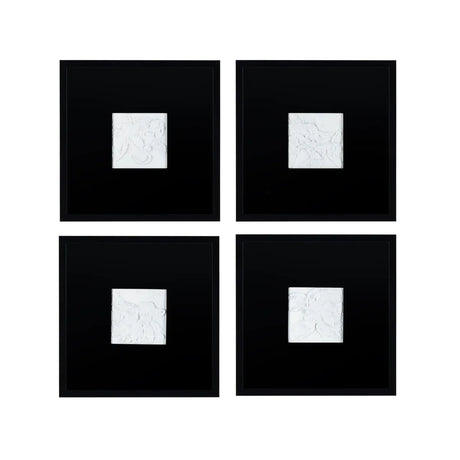 Study In Black And White Black/White Wall Art by Crestview at Eve Furniture