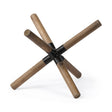 Stuhrling II (Large) 9L x 9W Brown Wood W/ Black Metal Jack by Mercana at Eve Furniture