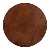 Stuk Brown & White Side Table by Zuomod at Eve Furniture
