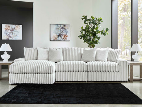Stupendous 3-Piece Sectional with LAF Chaise by Ashley at Eve Furniture