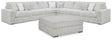 Stupendous 5-Piece Sectional with Ottoman in Alloy by Ashley at Eve Furniture