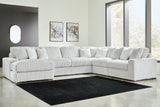 Stupendous 6-Piece Sectional with LAF Chaise by Ashley at Eve Furniture