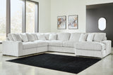 Stupendous 6-Piece Sectional with RAF Chaise by Ashley at Eve Furniture