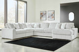Stupendous 6-Piece Sectional with RAF Chaise by Ashley at Eve Furniture