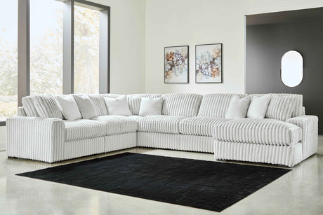 Stupendous 6-Piece Sectional with RAF Chaise by Ashley at Eve Furniture