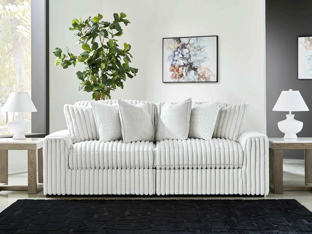 Stupendous Alloy 2-Piece Sectional Sofa by Ashley at Eve Furniture