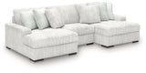 Stupendous Alloy 3-Piece Double Chaise Sectional by Ashley at Eve Furniture