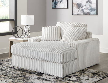 Stupendous Alloy 3-Piece Sectional and Oversized Chaise by Ashley at Eve Furniture