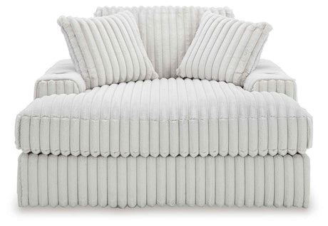 Stupendous Alloy 3-Piece Sectional and Oversized Chaise by Ashley at Eve Furniture