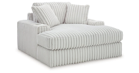 Stupendous Alloy 3-Piece Sectional and Oversized Chaise by Ashley at Eve Furniture