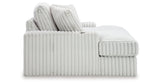 Stupendous Alloy 3-Piece Sectional and Oversized Chaise by Ashley at Eve Furniture