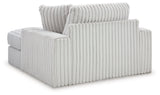 Stupendous Alloy 3-Piece Sectional and Oversized Chaise by Ashley at Eve Furniture