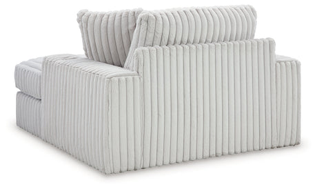 Stupendous Alloy 3-Piece Sectional and Oversized Chaise by Ashley at Eve Furniture