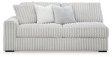 Stupendous Alloy 3-Piece Sectional and Oversized Chaise by Ashley at Eve Furniture