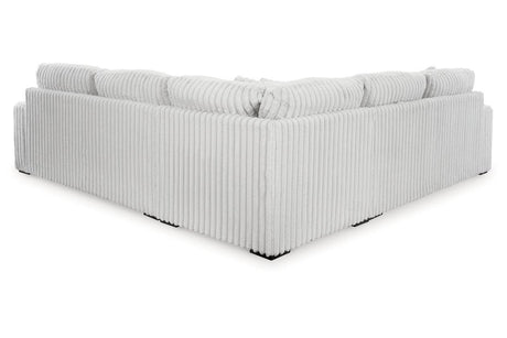 Stupendous Alloy 3-Piece Sectional by Ashley at Eve Furniture