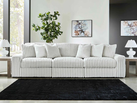 Stupendous Alloy 3-Piece Sectional Sofa by Ashley at Eve Furniture