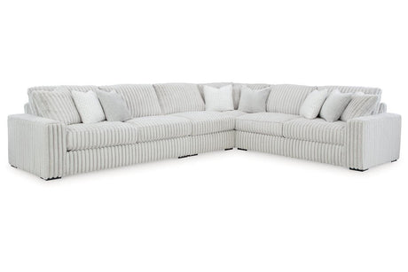 Stupendous Alloy 4-Piece Sectional by Ashley at Eve Furniture