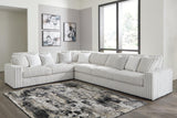 Stupendous Alloy 4-Piece Sectional by Ashley at Eve Furniture