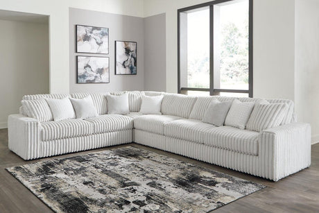 Stupendous Alloy 4-Piece Sectional by Ashley at Eve Furniture