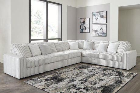 Stupendous Alloy 4-Piece Sectional by Ashley at Eve Furniture