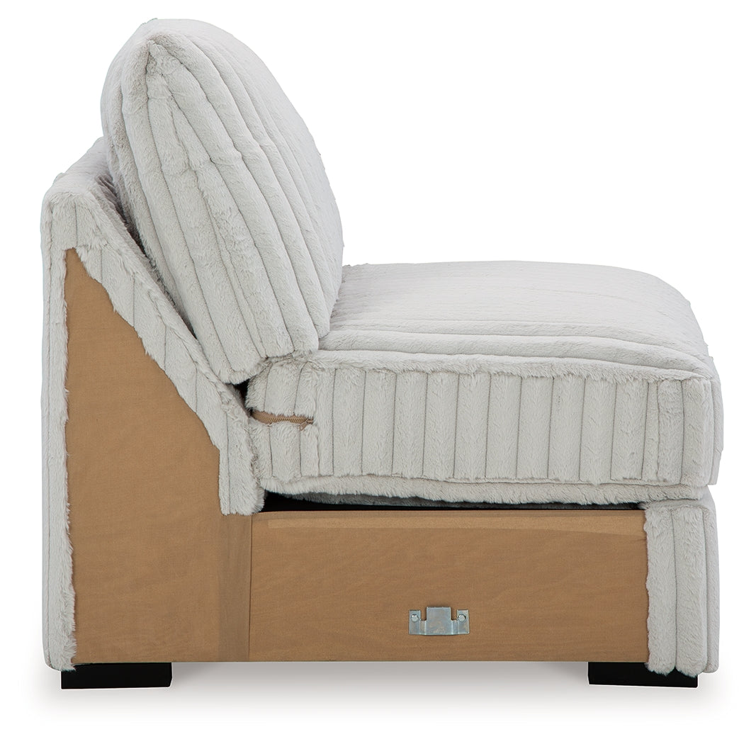 Stupendous Alloy 4-Piece Sectional with Ottoman by Ashley at Eve Furniture