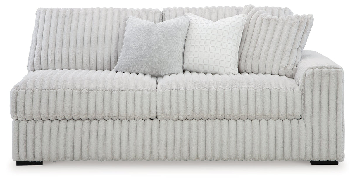 Stupendous Alloy 4-Piece Sectional with Ottoman by Ashley at Eve Furniture