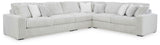 Stupendous Alloy 4-Piece Sectional with Ottoman by Ashley at Eve Furniture