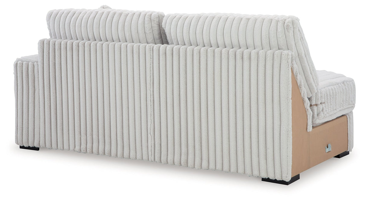 Stupendous Alloy 4-Piece Sectional with Ottoman by Ashley at Eve Furniture