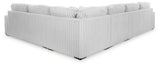 Stupendous Alloy 4-Piece Sectional with Ottoman by Ashley at Eve Furniture