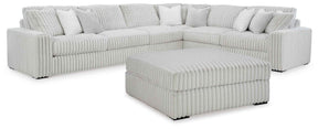 Stupendous Alloy 4-Piece Sectional with Ottoman by Ashley at Eve Furniture
