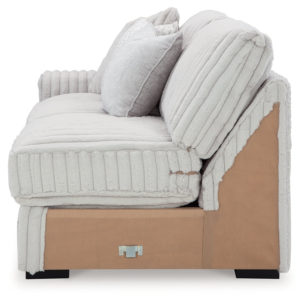 Stupendous Alloy 5-Piece Sectional with Ottoman by Ashley at Eve Furniture