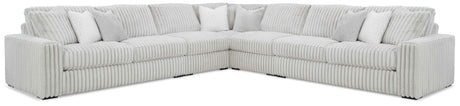 Stupendous Alloy 5-Piece Sectional with Ottoman by Ashley at Eve Furniture
