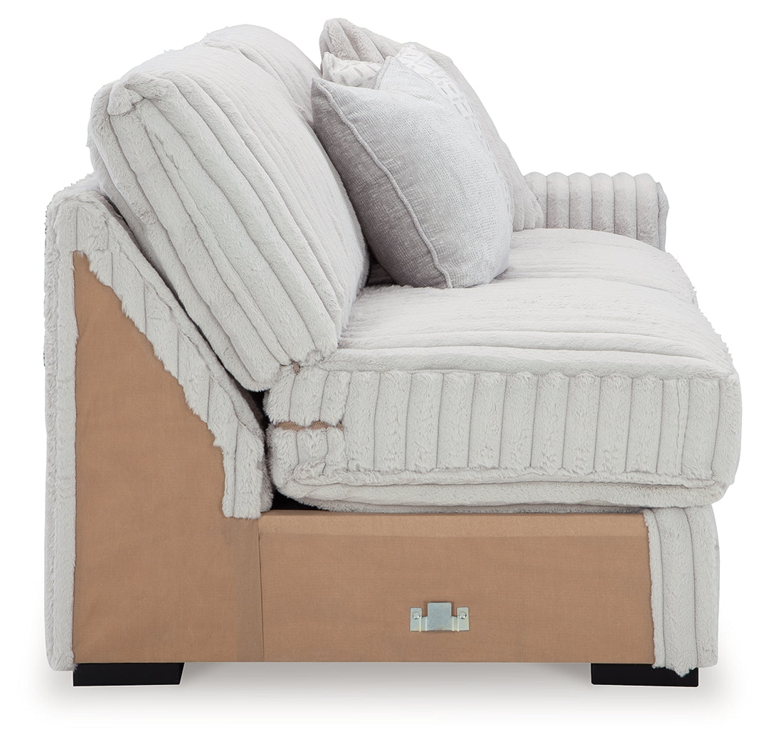 Stupendous Alloy 5-Piece Sectional with Ottoman by Ashley at Eve Furniture