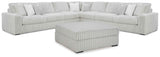 Stupendous Alloy 5-Piece Sectional with Ottoman by Ashley at Eve Furniture