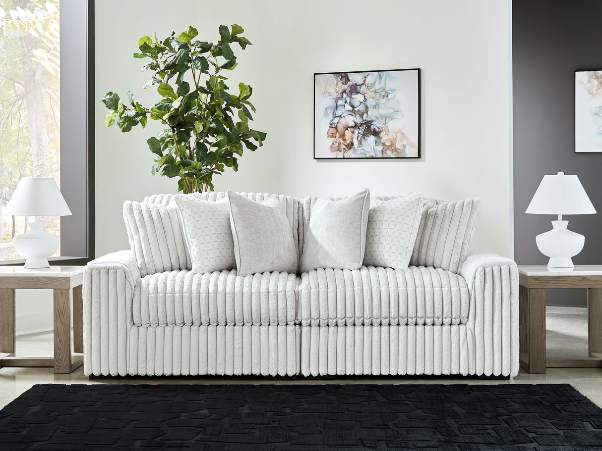 Stupendous Alloy Living Room Set by Ashley at Eve Furniture